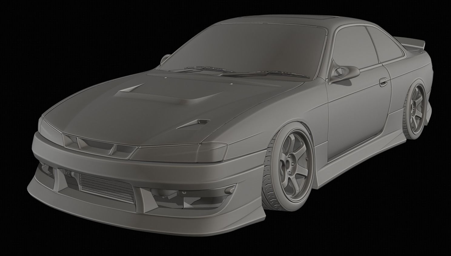 URAS Monkey Magic Type-2 S14 Kouki - GT7 Base 3D model_3