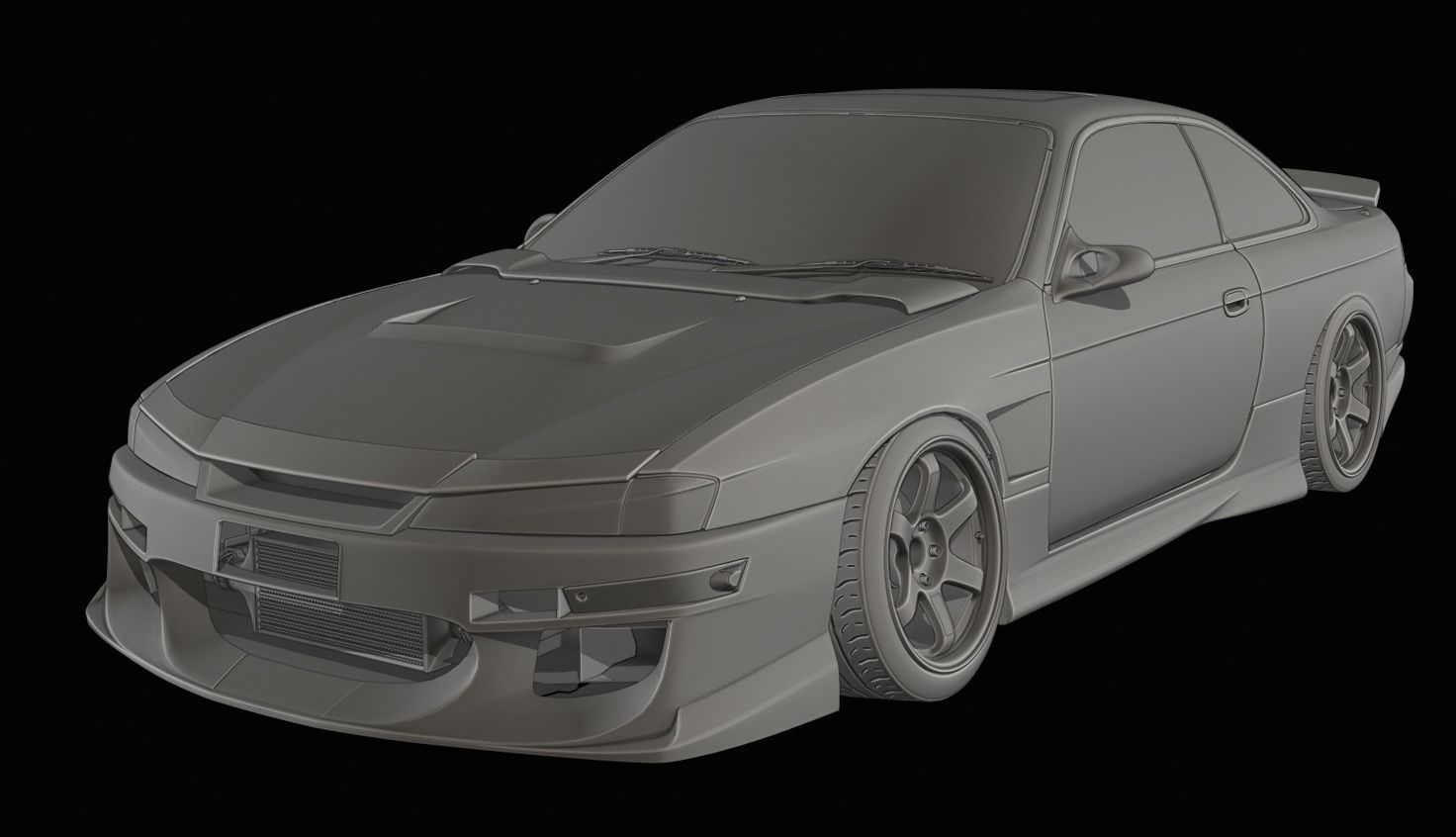 URAS Monkey Magic Type-1 S14 Kouki - GT7 Base 3D model_2