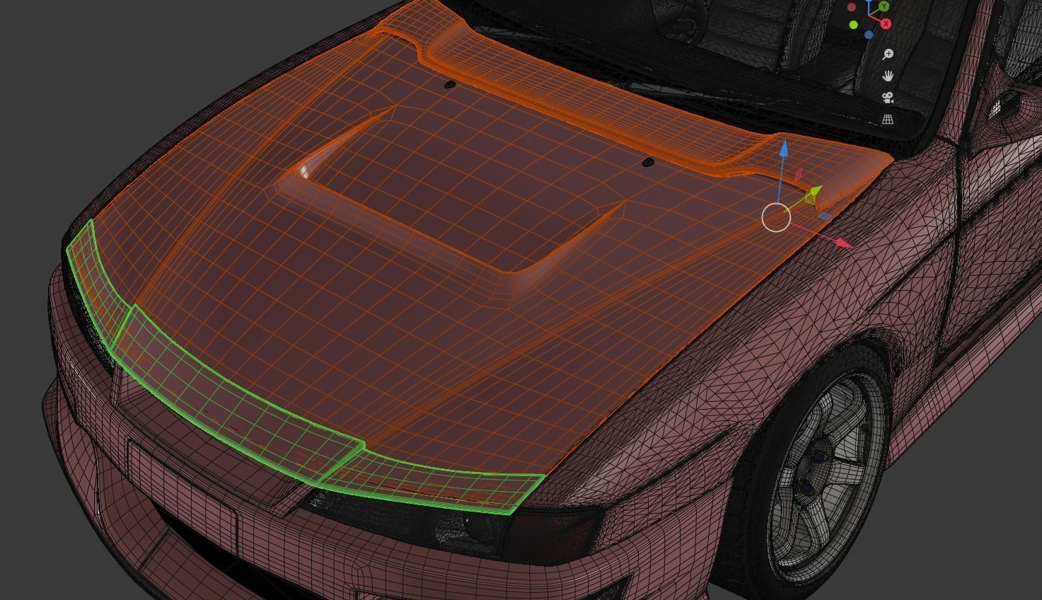 URAS Monkey Magic Type-1 S14 Kouki - GT7 Base 3D model_13