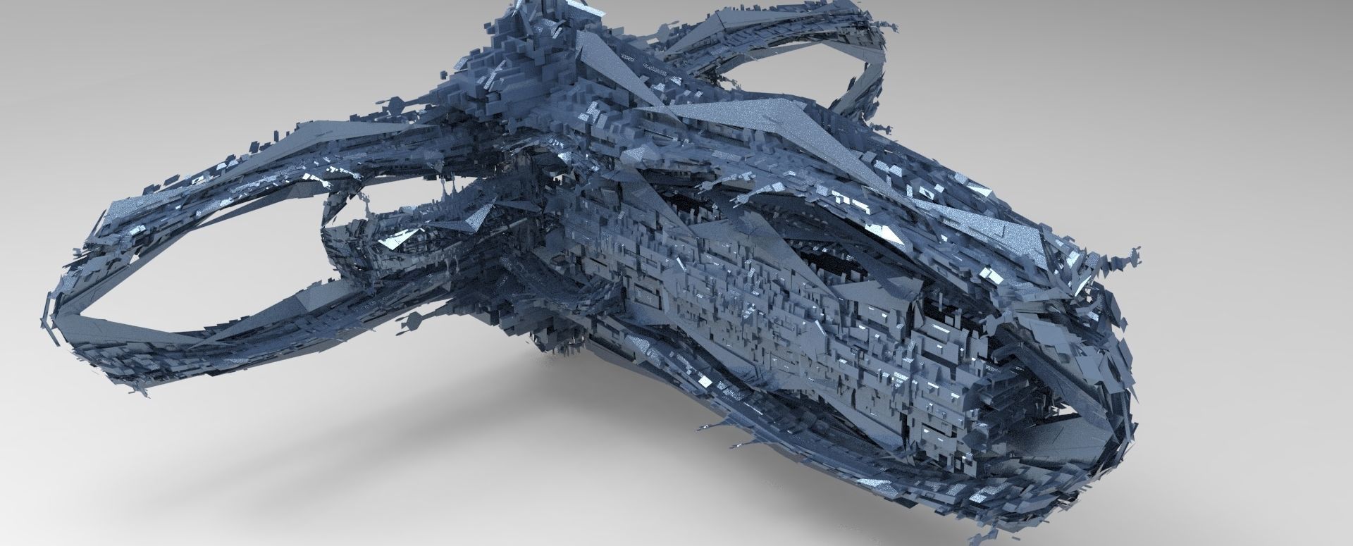 Hydra Syren Archway Beach monolith Low-poly 3D model_5