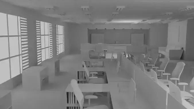 Office Interior No Material