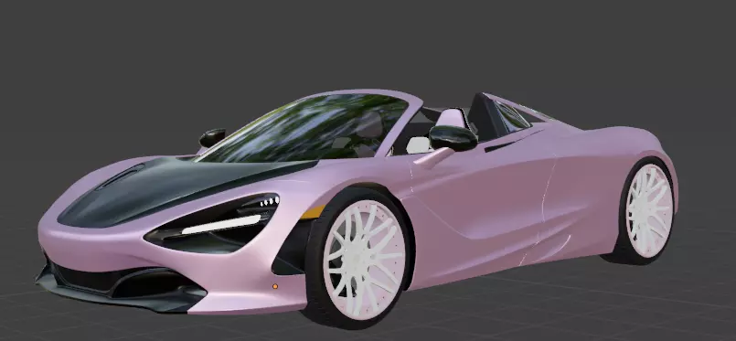 Pink 720s Free 3D model