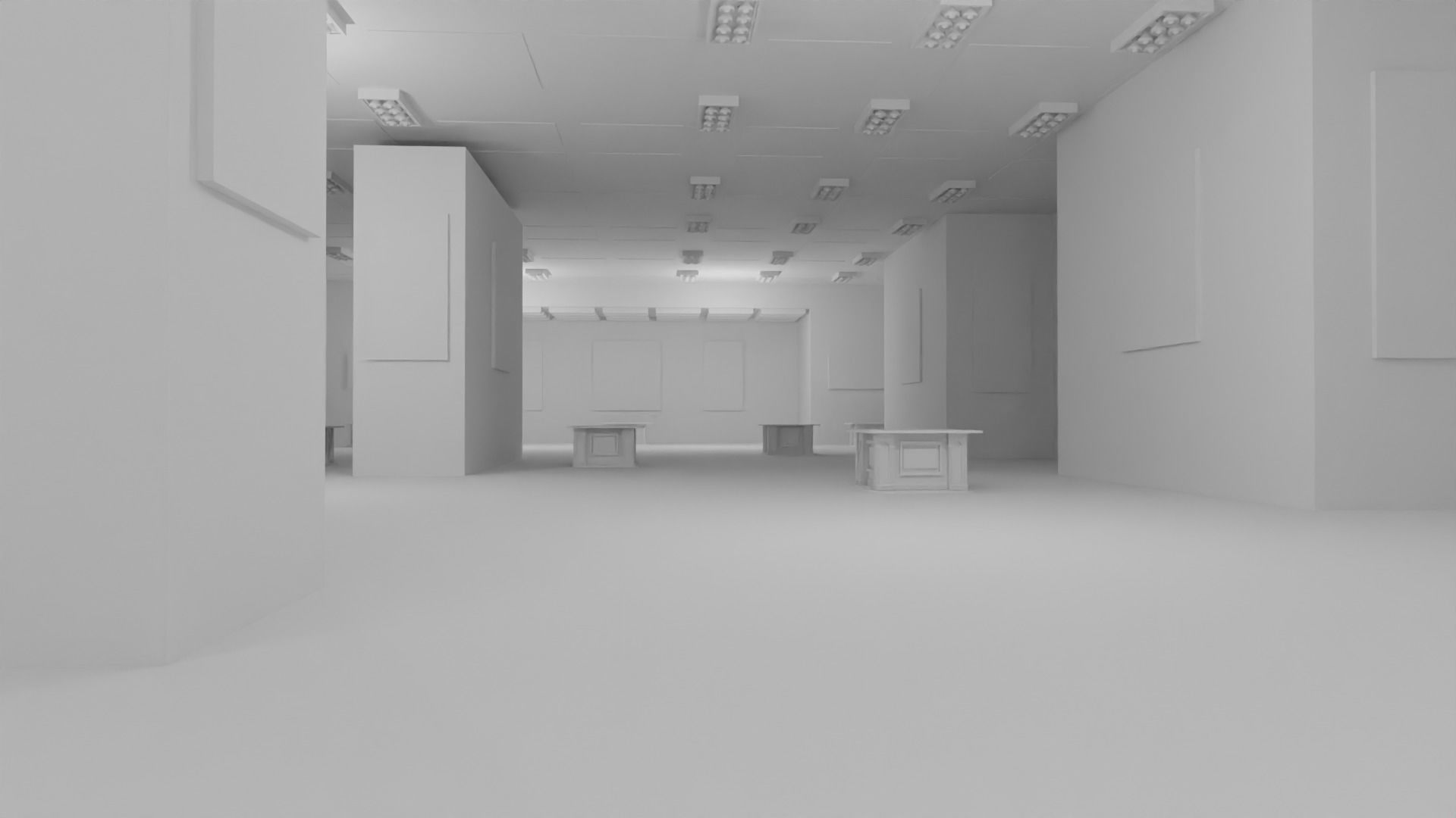 EXHIBITION HALL - No Material 3D model_5