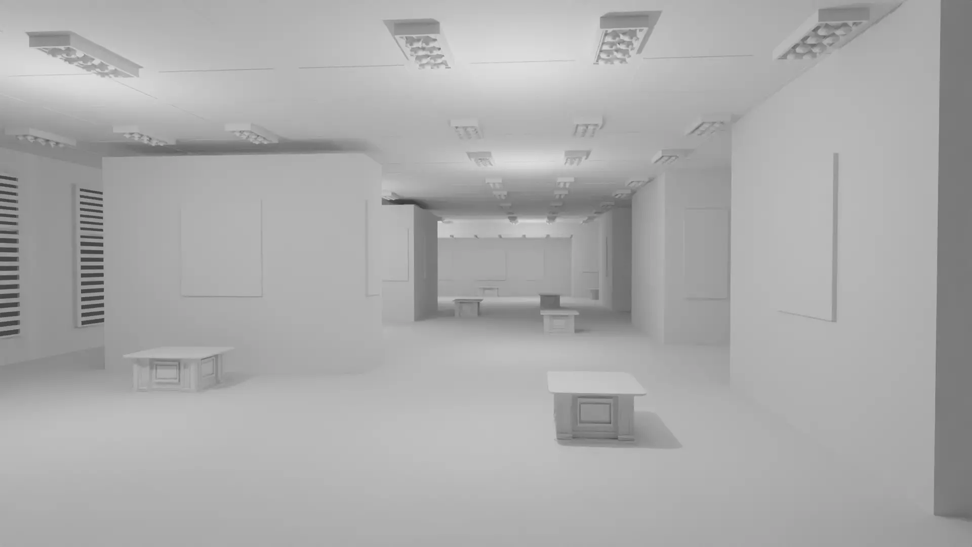 EXHIBITION HALL - No Material 3D model_0