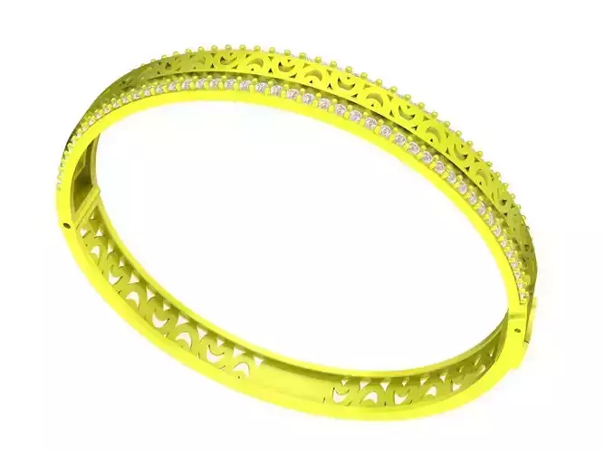 A6918 Luxury Diamond Women Band Bangle