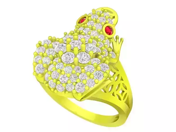 A7094 Vietnam Lucky Toad Women Ring