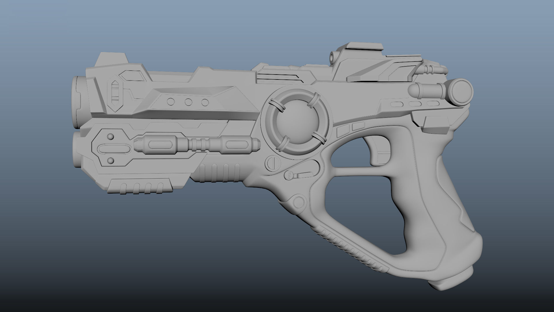 Laser tag space blaster 3D model_10