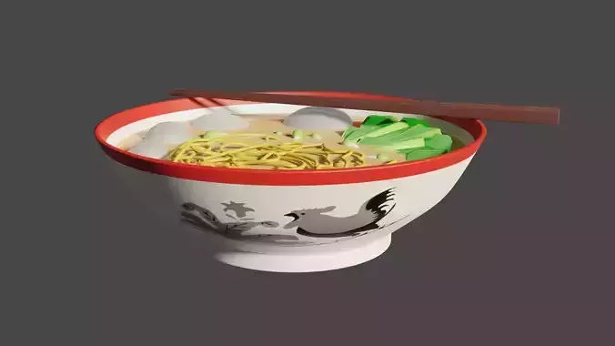 sobakso Low-poly 3D model