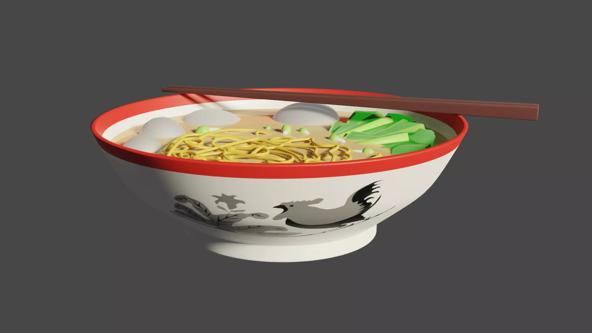 sobakso Low-poly 3D model_0