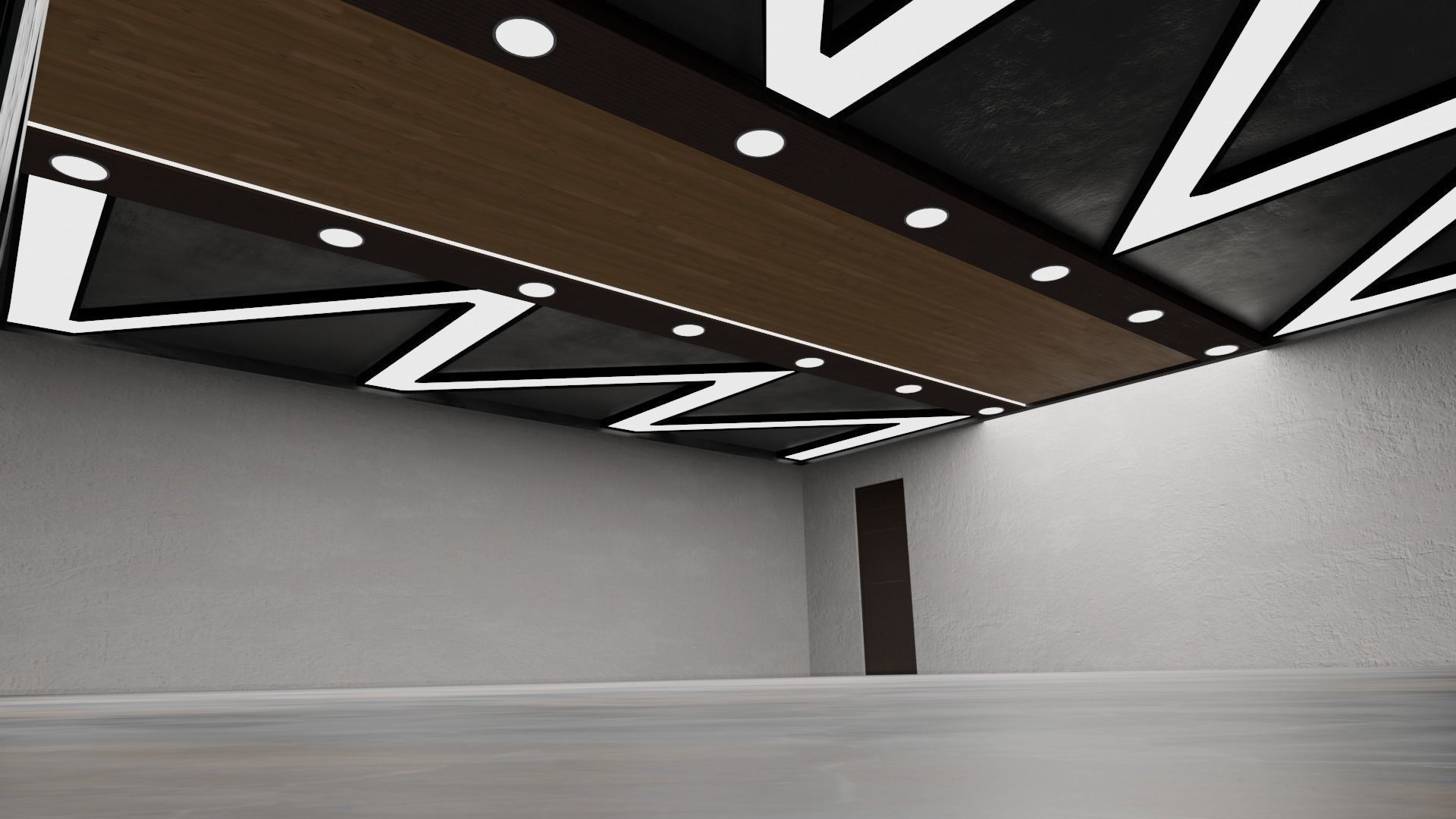 Tiny Modern store Free low-poly 3D model_6