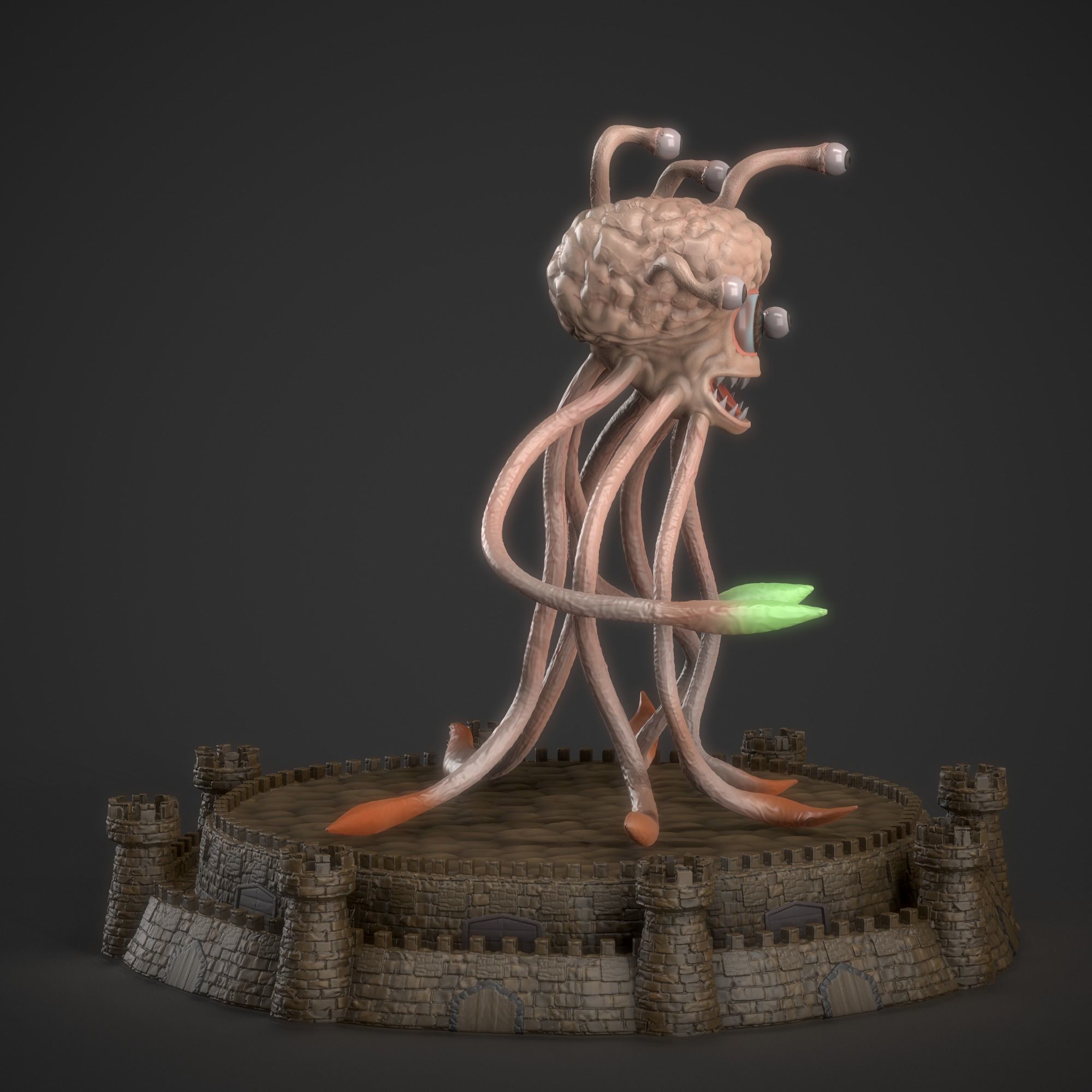 Heroes 3 Evil Eye of Dungeon 3D model 3D printable | CGTrader