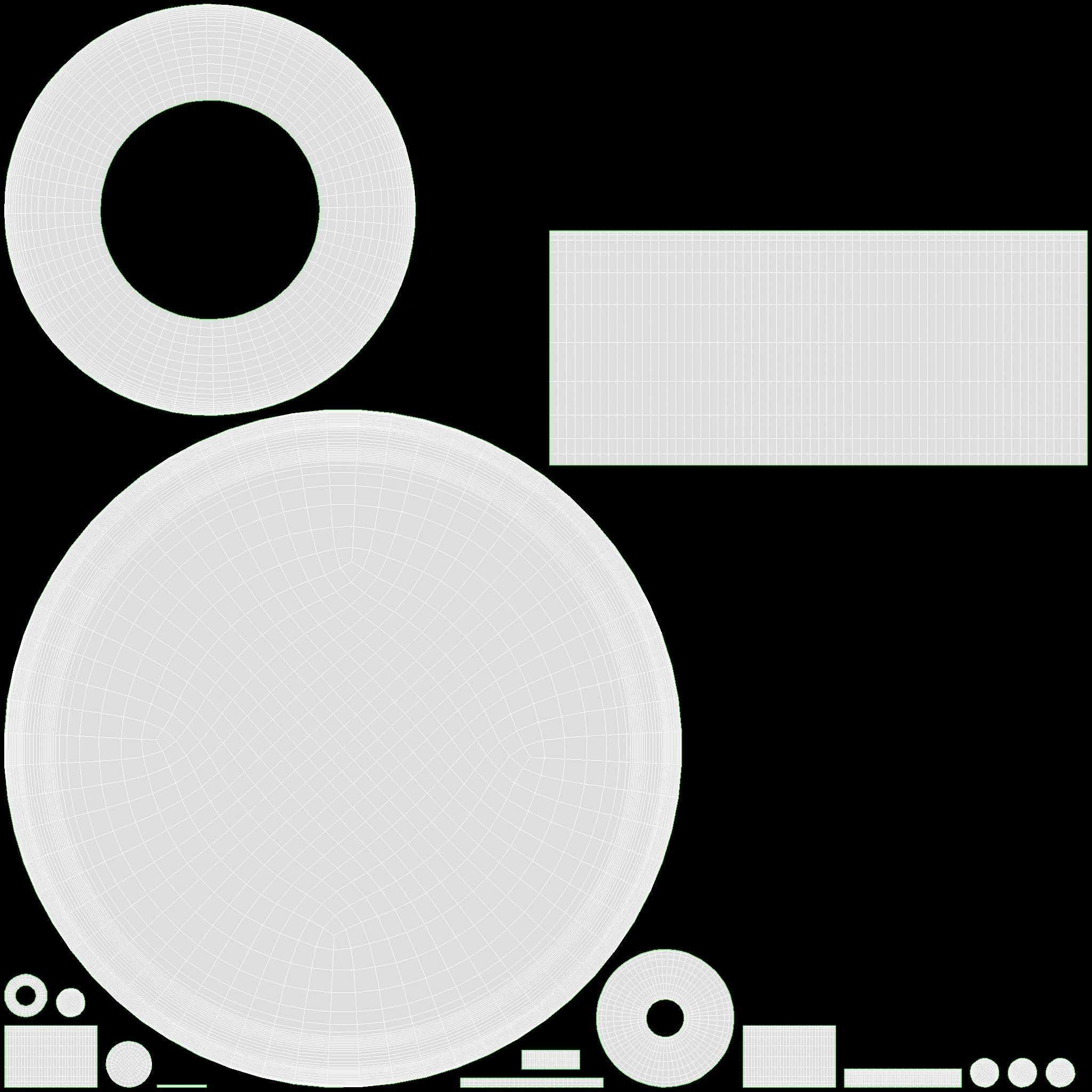 Barber Chair for Hairdressing Salon 3D model_11