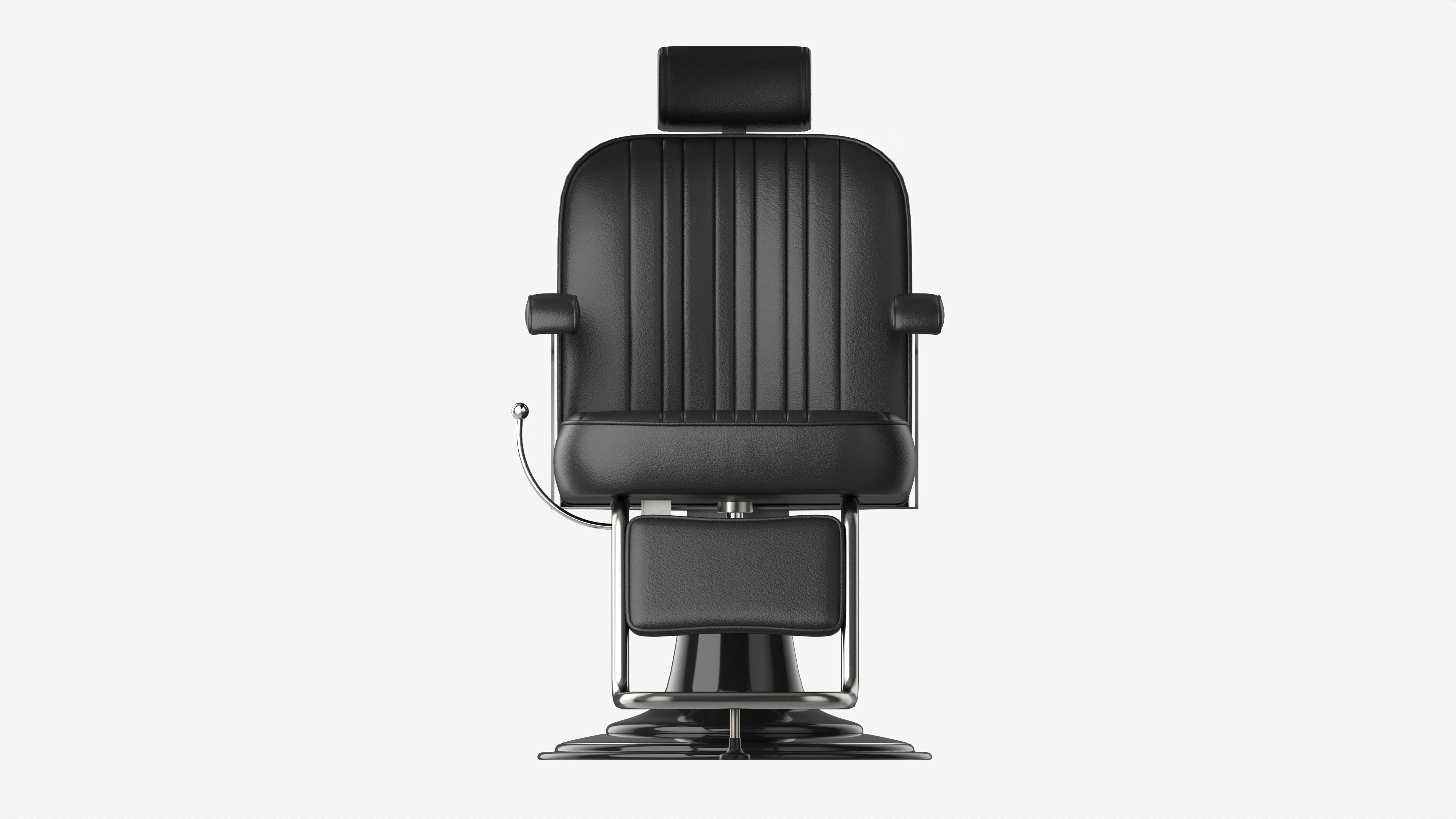 Barber Chair for Hairdressing Salon 3D model_4