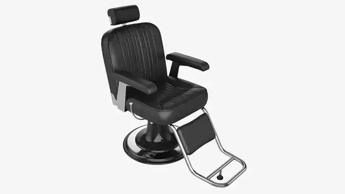 Barber Chair for Hairdressing Salon 3D model