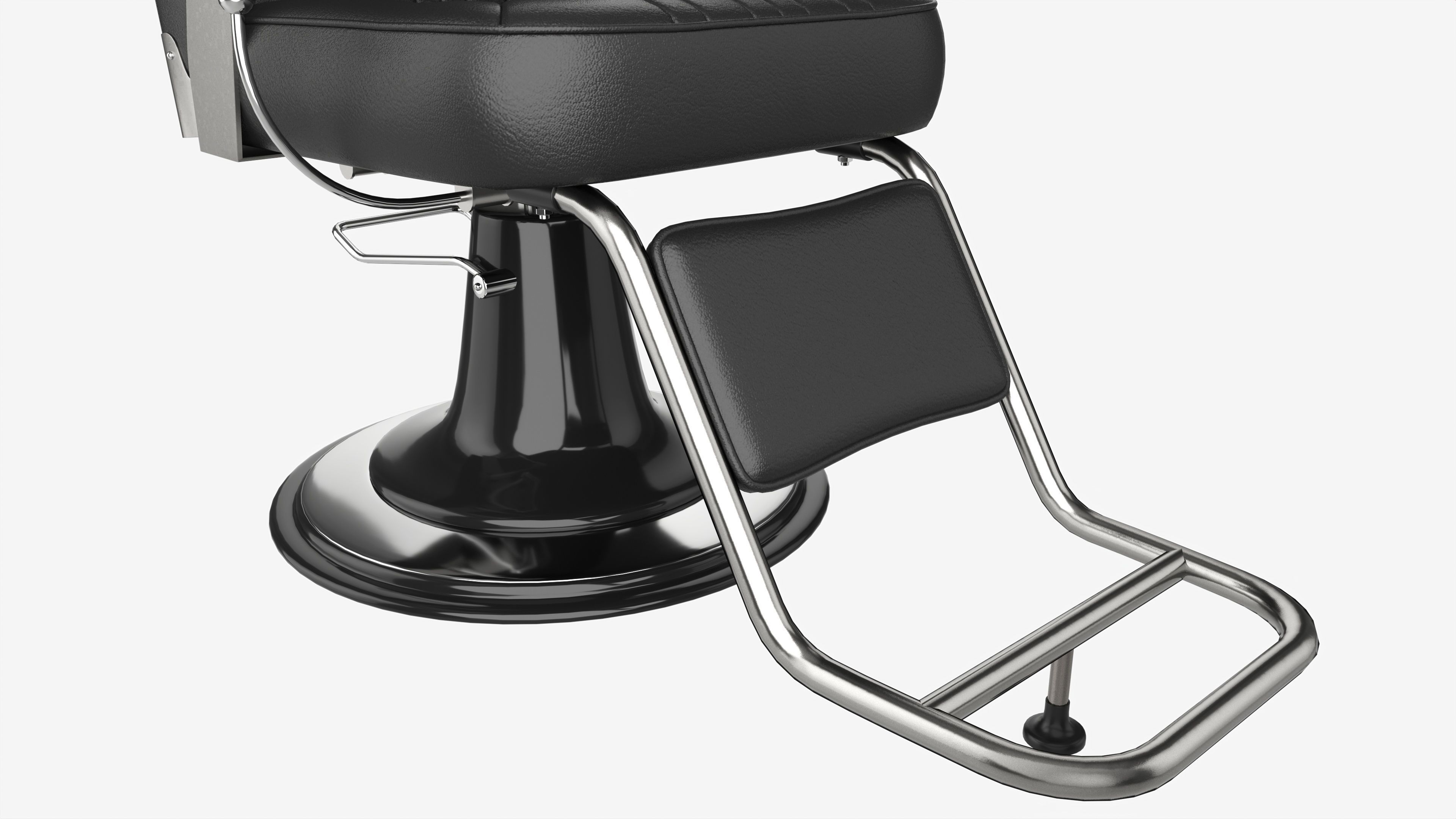 Barber Chair for Hairdressing Salon 3D model_3