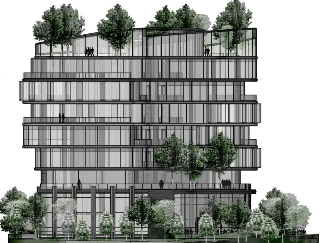 Modern Office Building 3D model_10