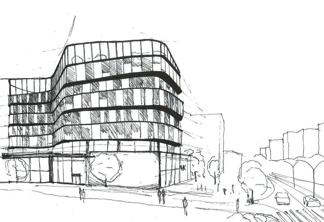 Modern Office Building 3D model_13