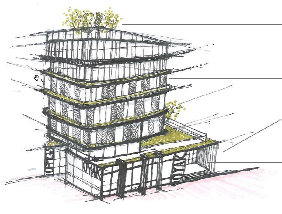 Modern Office Building 3D model_15