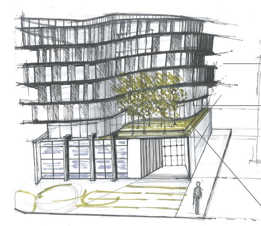 Modern Office Building 3D model_14