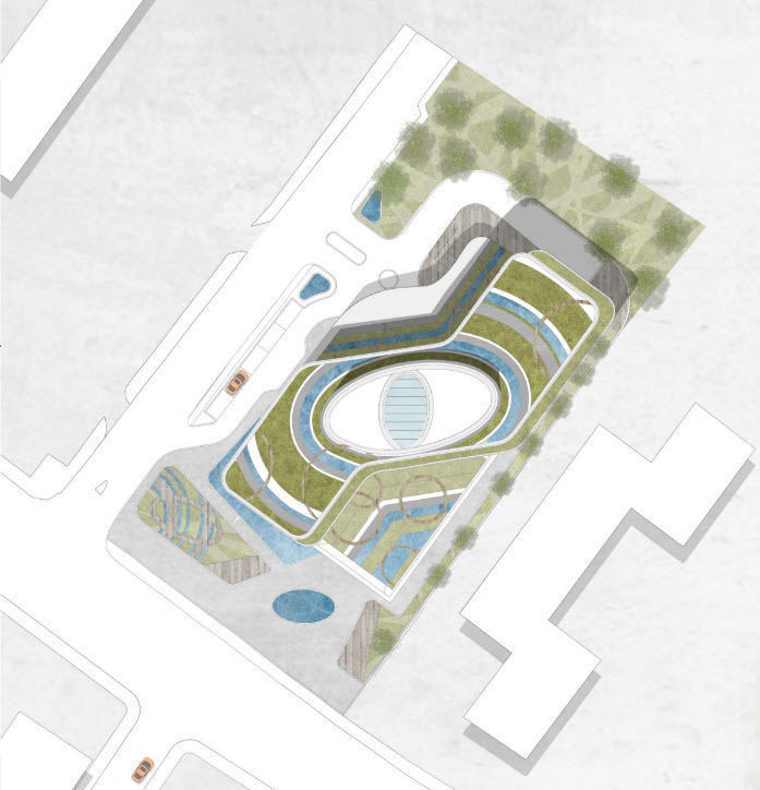 Modern Office Building 3D model_16