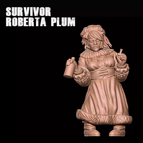 Survivor Roberta Plum 3D print model