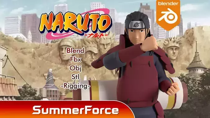 Hashirama Senju - Naruto Shippuden 3D model