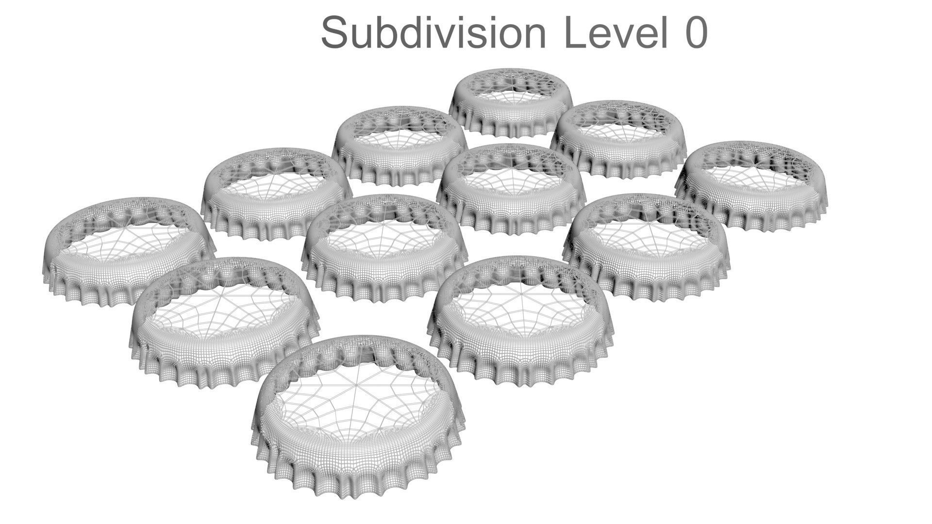 Beer Bottle Caps 3D model_31