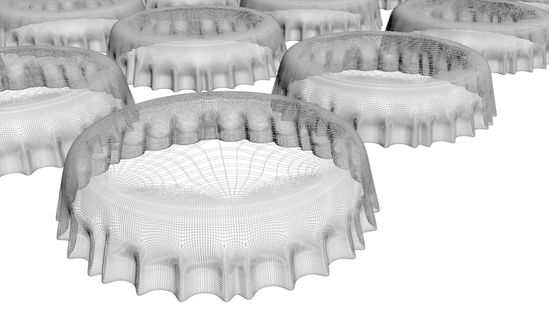 Beer Bottle Caps 3D model_28