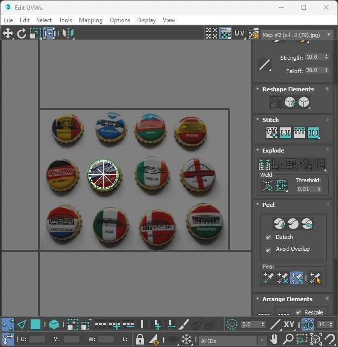 Beer Bottle Caps 3D model_37