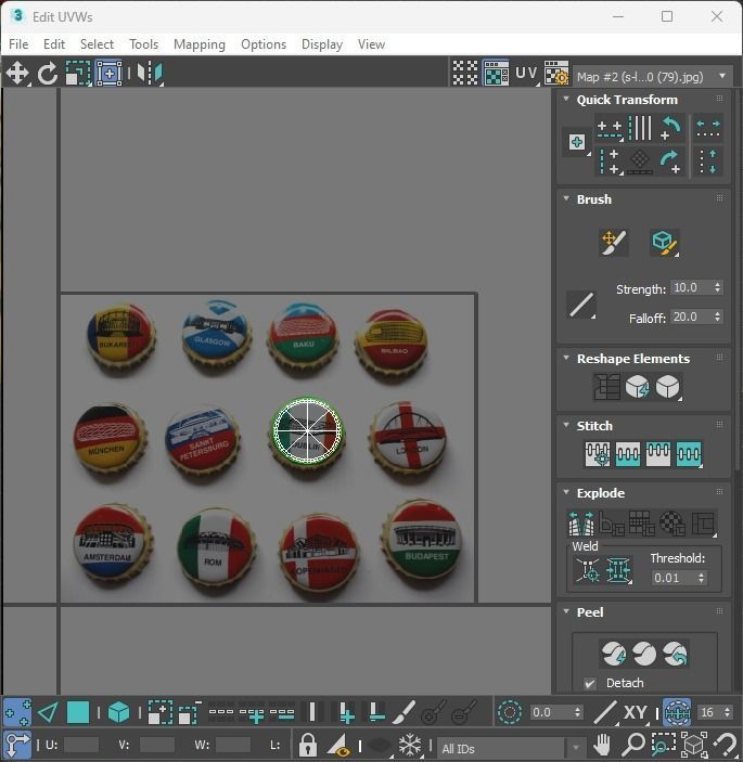 Beer Bottle Caps 3D model_38