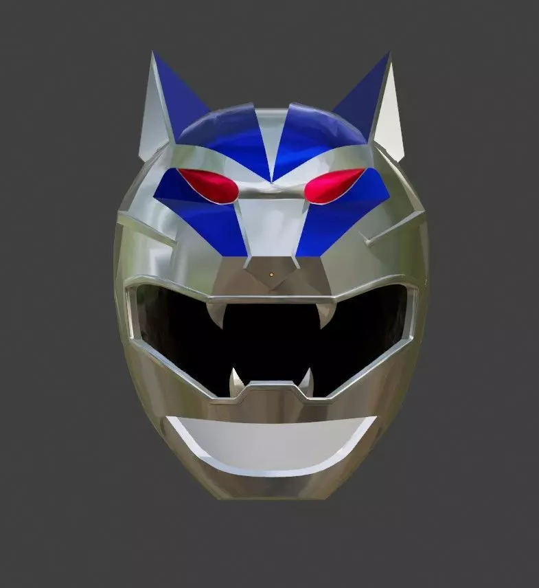 Gaorangers GaoSilver Helmet 3D print model