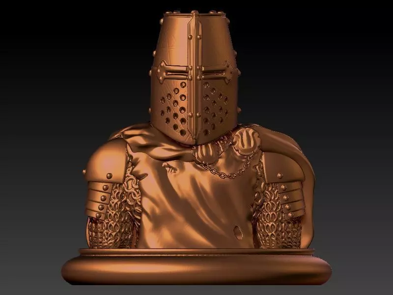 Kinght 3D print model_0