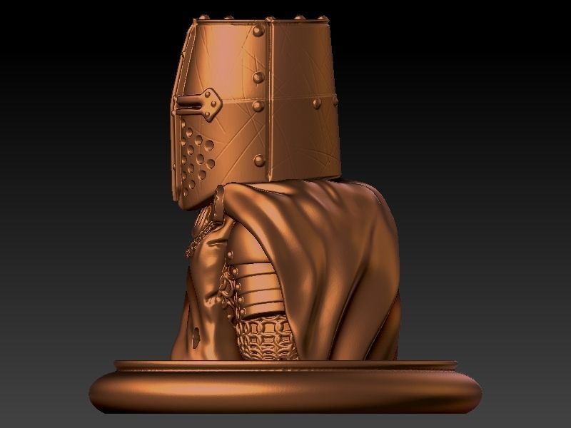 Kinght 3D print model_1
