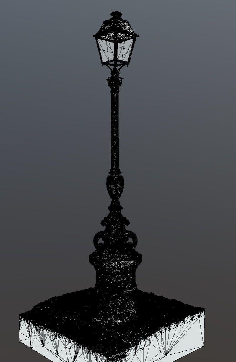 Street lamp Paris 3D model_7