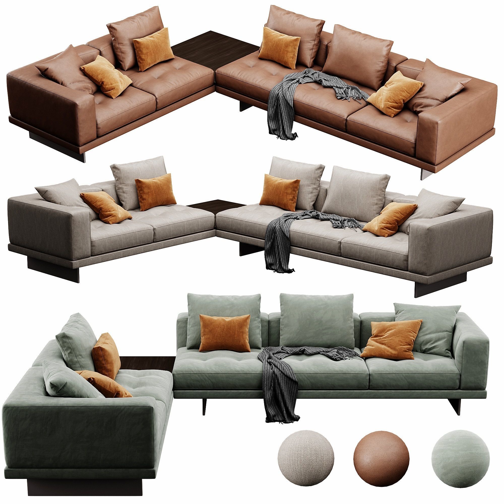 Sofa Dylan Set 5 3D model_4