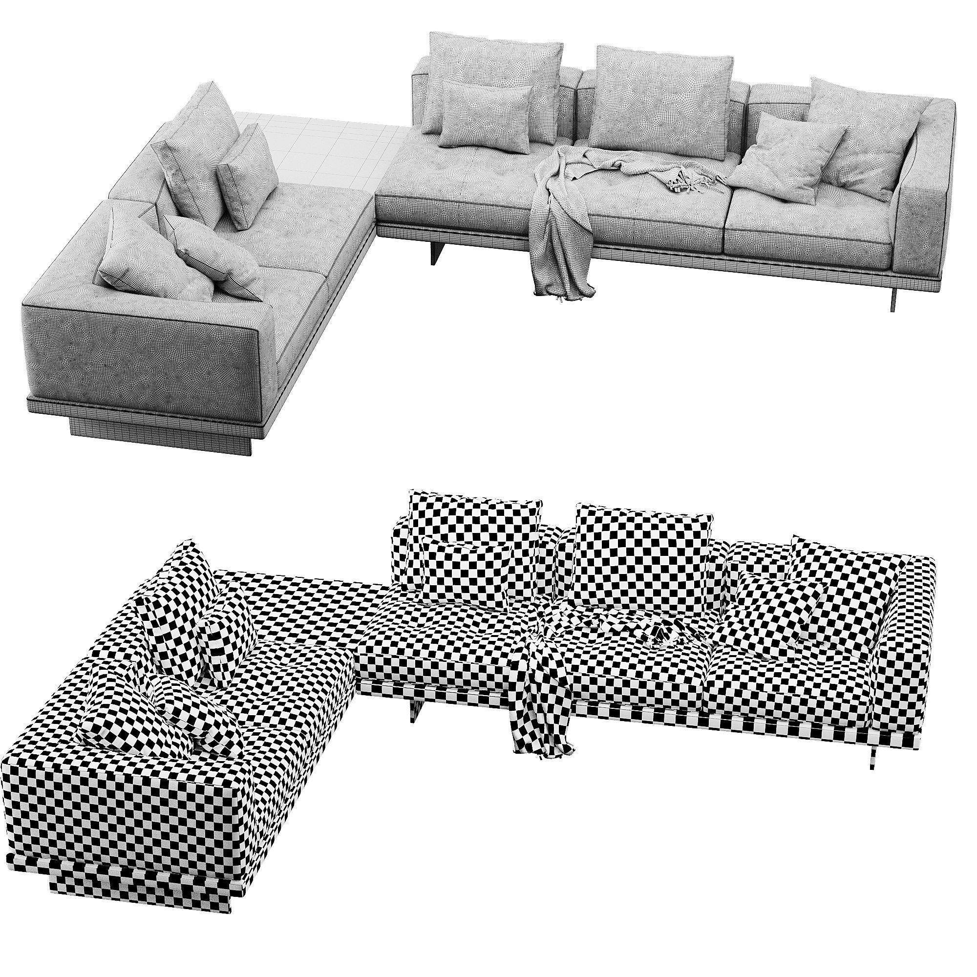 Sofa Dylan Set 5 3D model_16