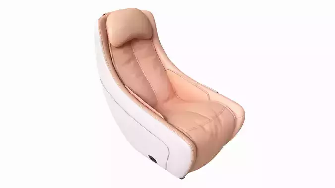 Leather Heated Massage Chair 3D model
