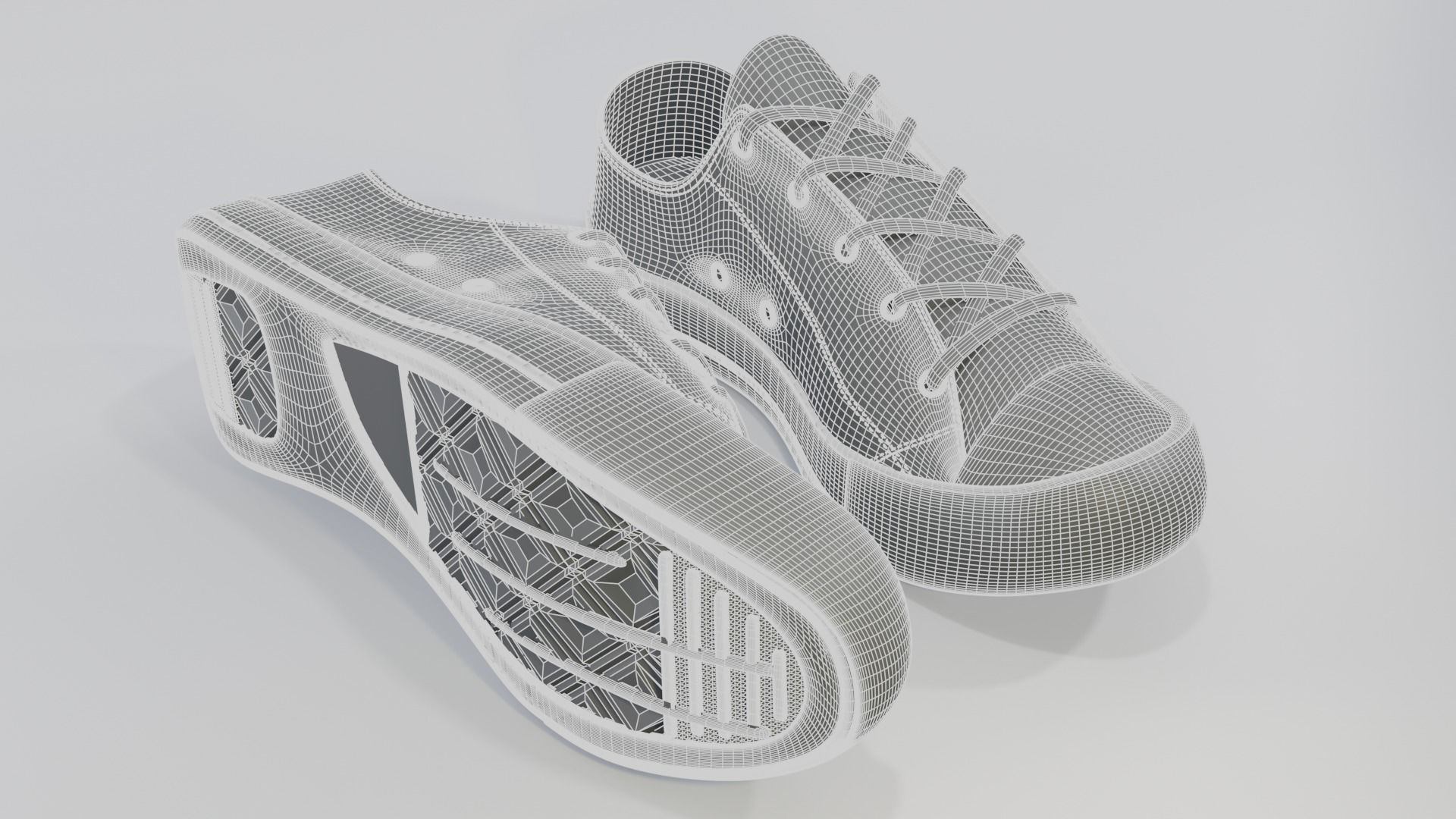 Conver All Stars Low Yellow 3D model_9