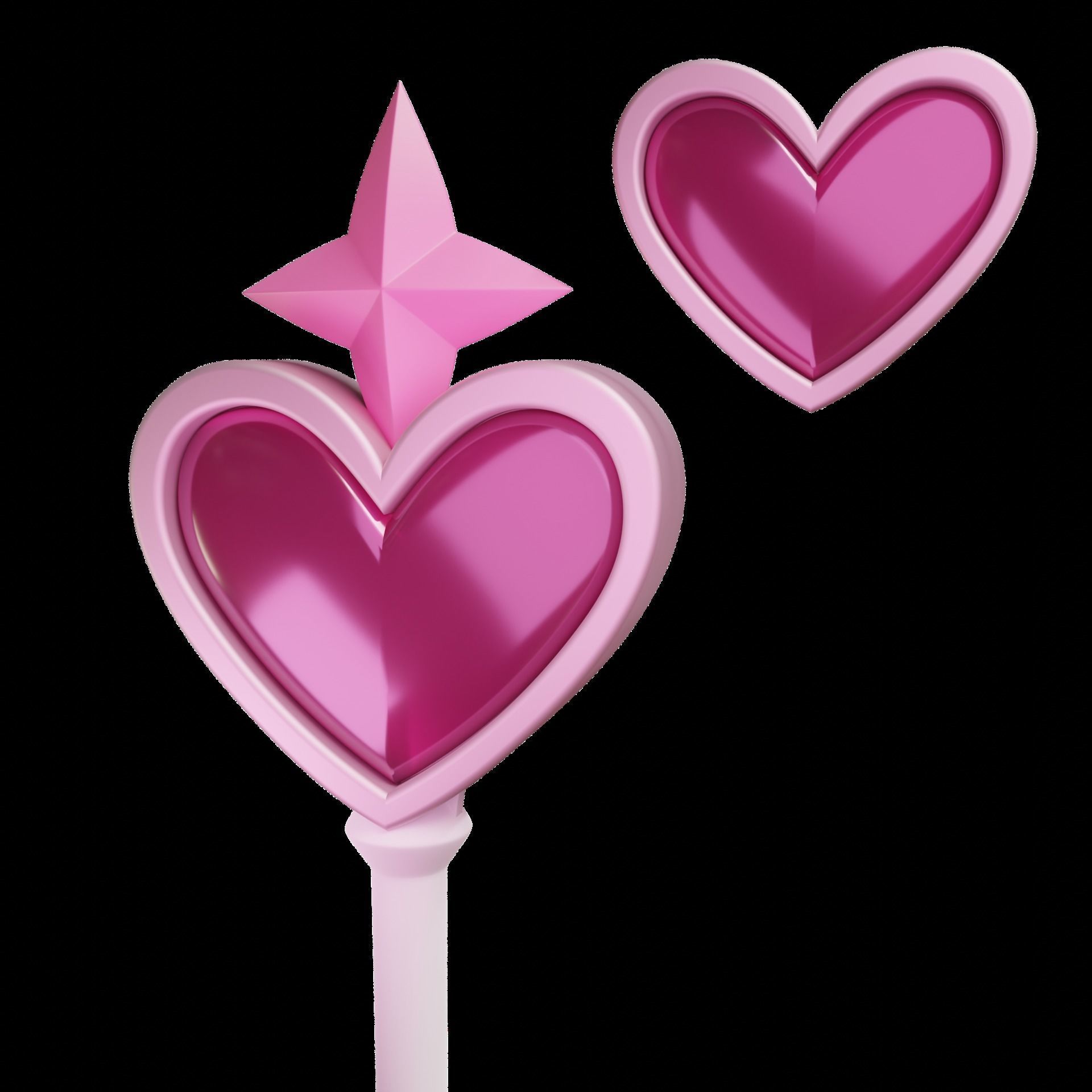 Mahou Shoujo ni Akogarete Magic wand Gushing over Magical Girls 3D print model_2