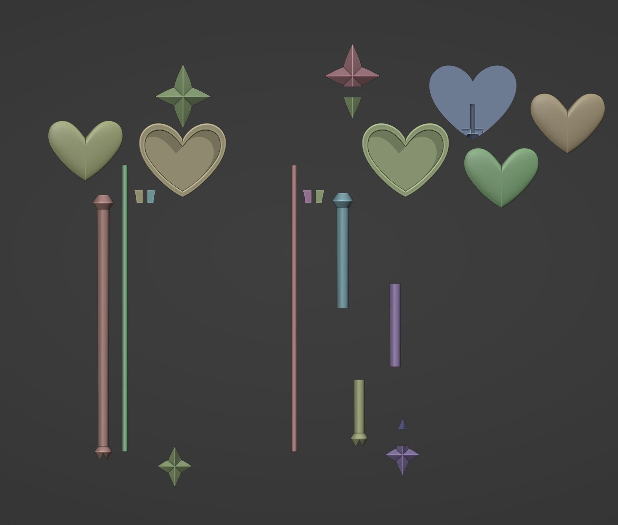 Mahou Shoujo ni Akogarete Magic wand Gushing over Magical Girls 3D print model_3