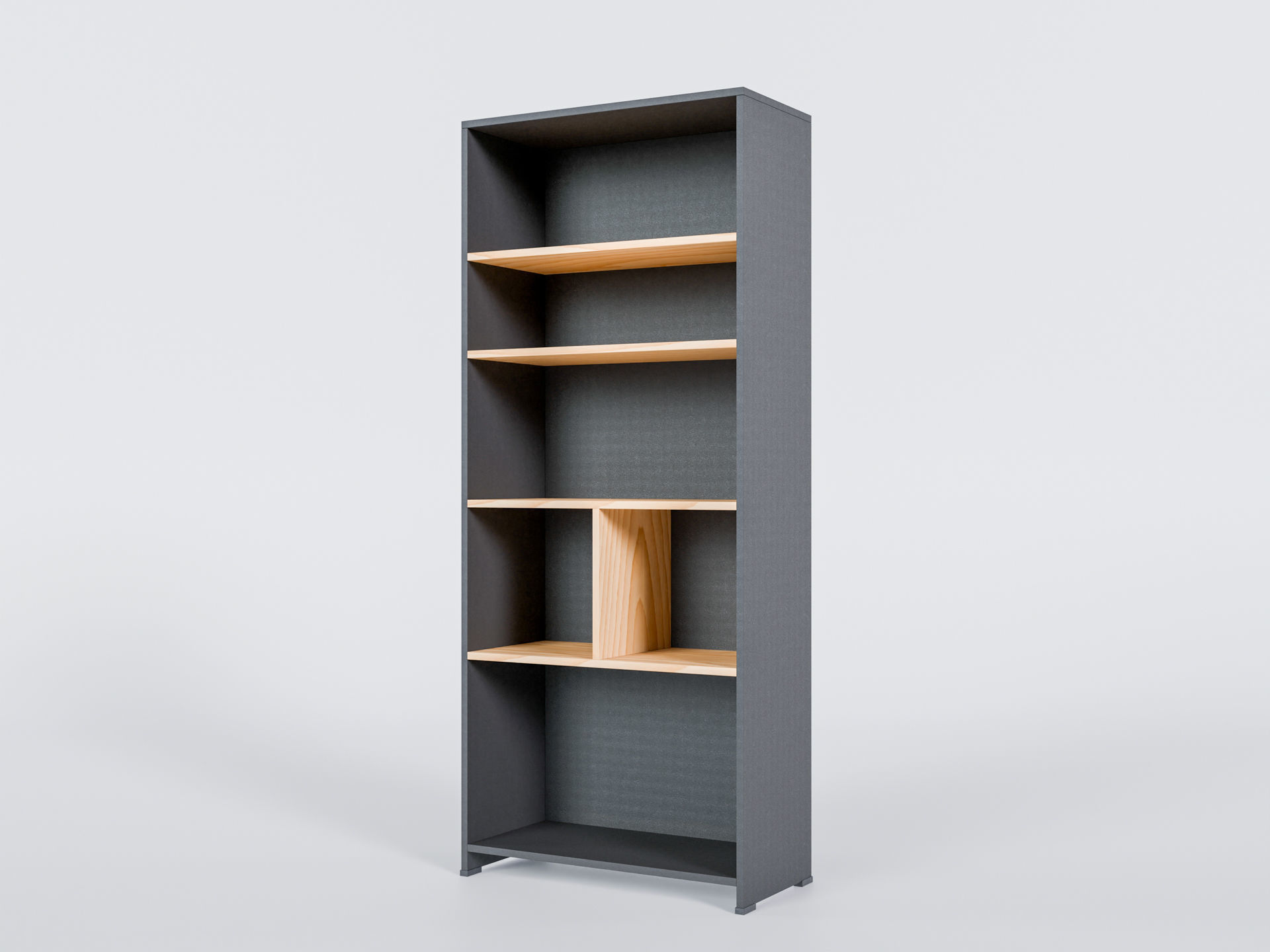 Heim Studio NOBU Book Rack Low-poly 3D model_5