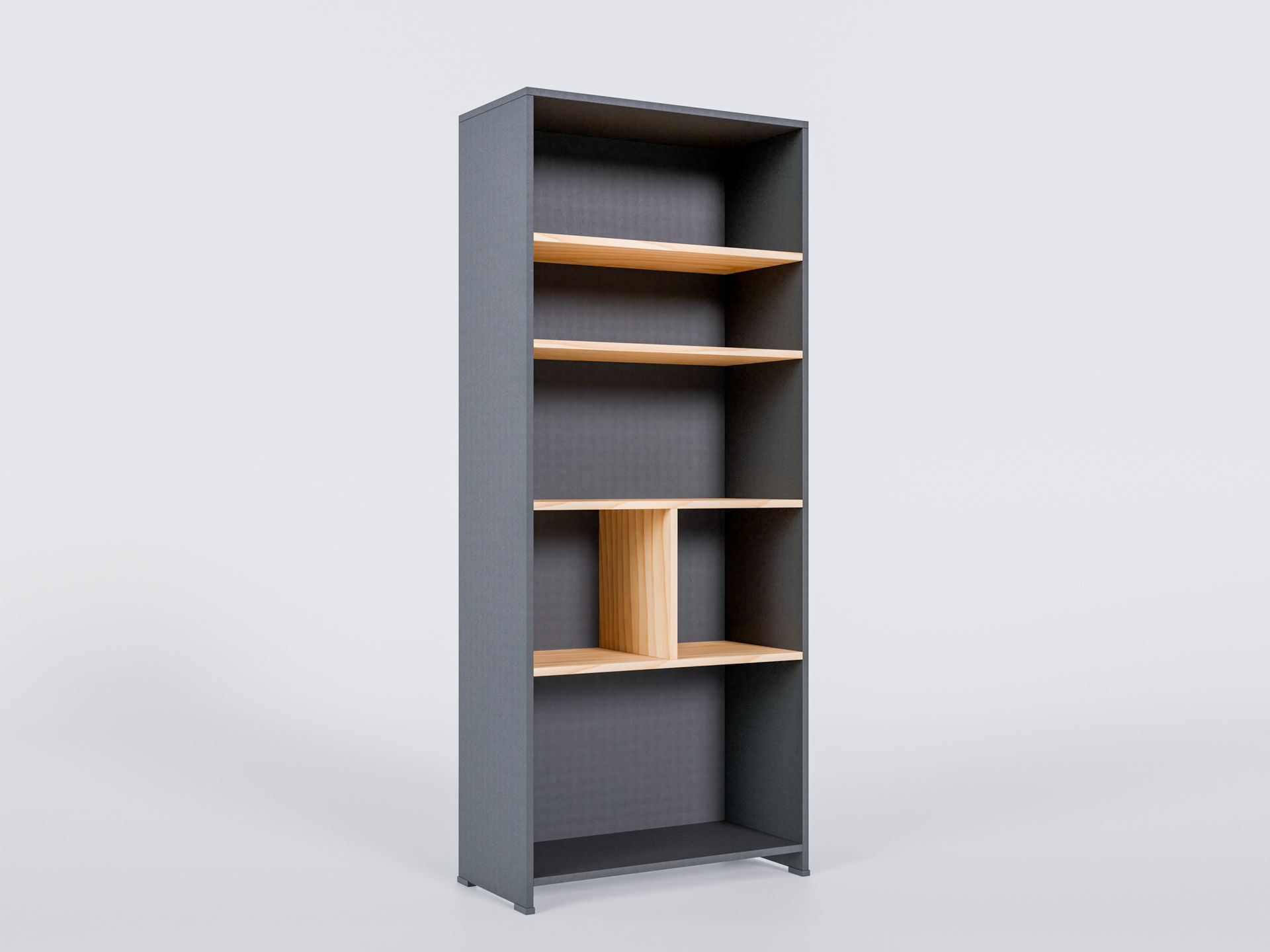 Heim Studio NOBU Book Rack Low-poly 3D model_1