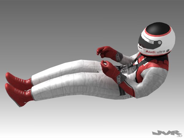 Audi R18 LeMans 2011 3D model_12