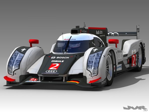 Audi R18 LeMans 2011 3D model_1