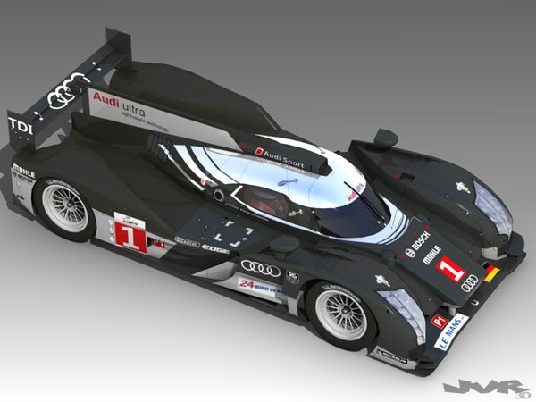 Audi R18 LeMans 2011 3D model_4