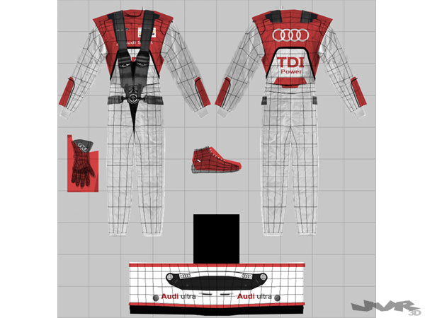 Audi R18 LeMans 2011 3D model_16