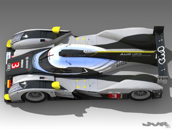 Audi R18 LeMans 2011 3D model_7