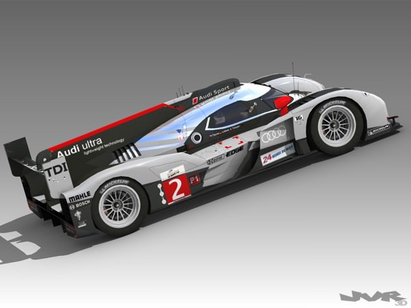 Audi R18 LeMans 2011 3D model_2
