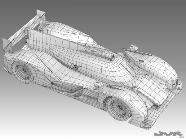 Audi R18 LeMans 2011 3D model_6