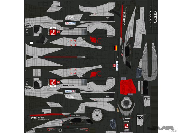 Audi R18 LeMans 2011 3D model_15